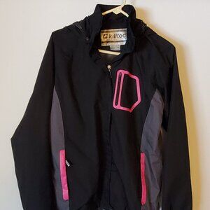 Killtec Level2 Girls Waterproof Windproof Spring Rain Jacket with hood